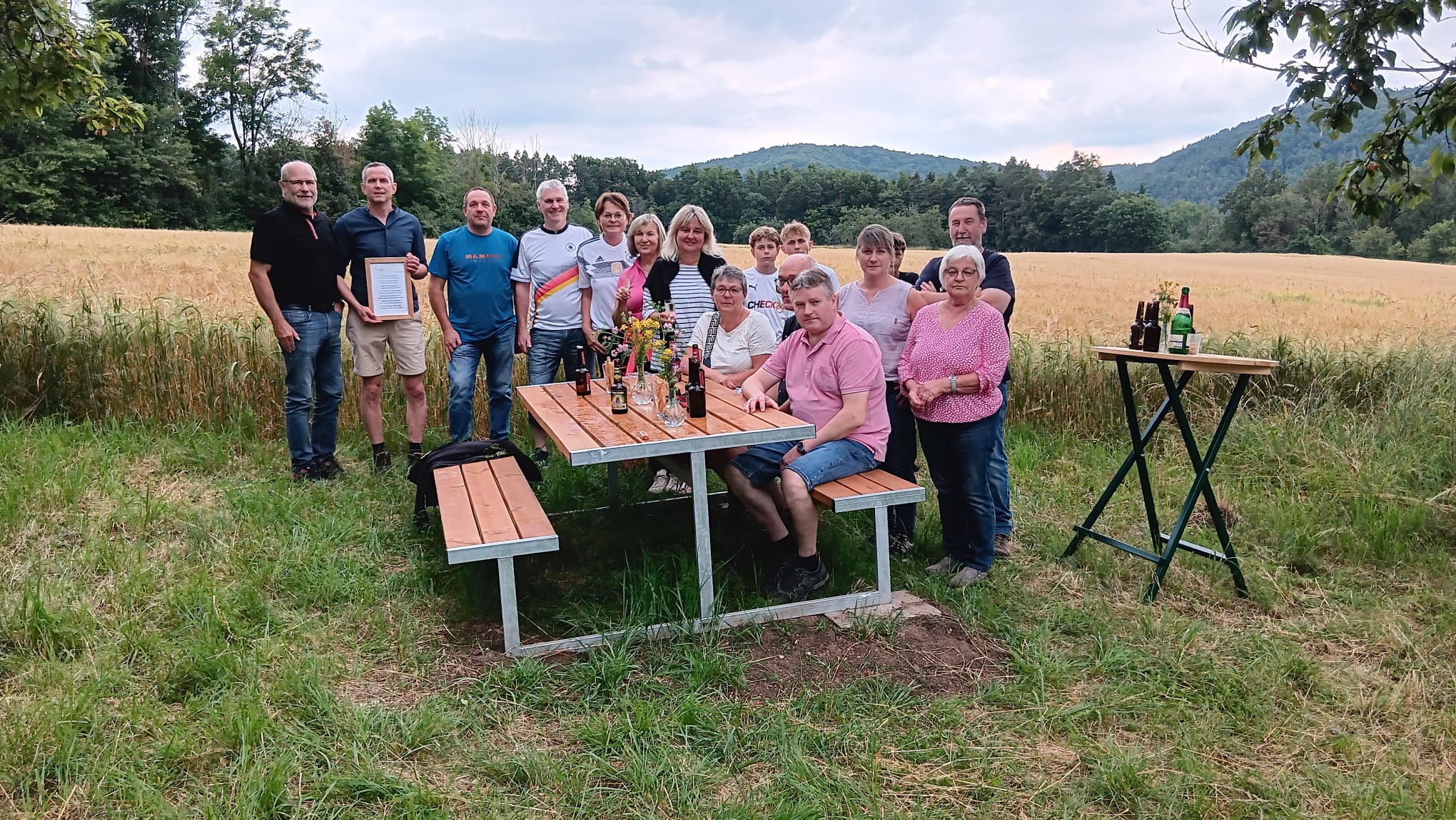 Rastplatz im Grünen eingeweiht